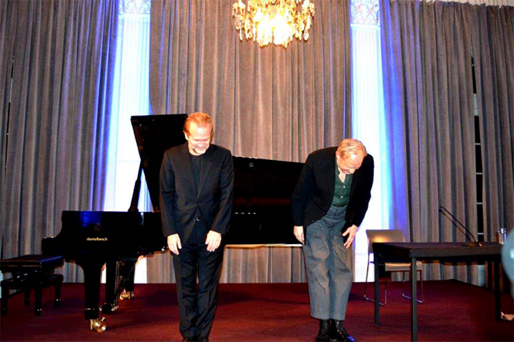 Ulrich Tukur und Sebastian Knauer